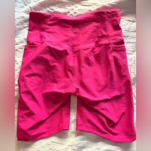 Vibrant Pink Athletic Shorts